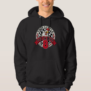 Kids 8th Birthday Race Car This Little Race Car Dr Hoodie