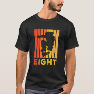 Kids 8th Birthday Skater Boy Girl 8 Year Old Skate T-Shirt