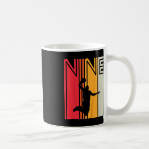 Kids 9th Birthday Basketball Lover 9 Years Old Ret Coffee Mug