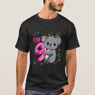Kids 9th Birthday For Girls Koala Bear 9 Years Old T-Shirt