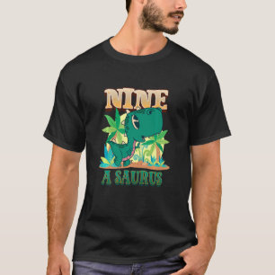 Kids 9th Brithday Nine Year Old Dinosaur Rex 9 Yea T-Shirt