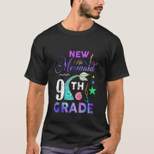 Kids 9th Grade Mermaid Cute Girls Princess Ninth G T-Shirt