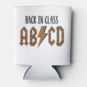 Kids ABCD Back in Class Toddler First Day of Schoo Can Cooler