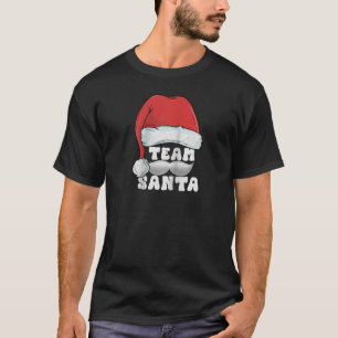 Kids Adults Team Santa Claus Christmas Squad Match T-Shirt