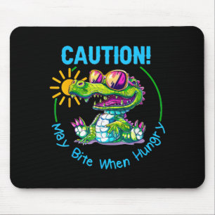 Kids Alligator Crocodile Florida Vacation Summer Mouse Pad