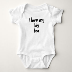 Kids And Babies Corner - I love my big bro Baby Bodysuit