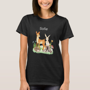 Kids Animal deer rabbit hedgehog Sofie T-Shirt