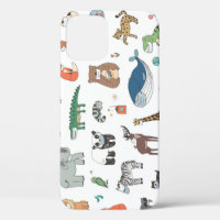 Kids' animal mask, virus pattern.