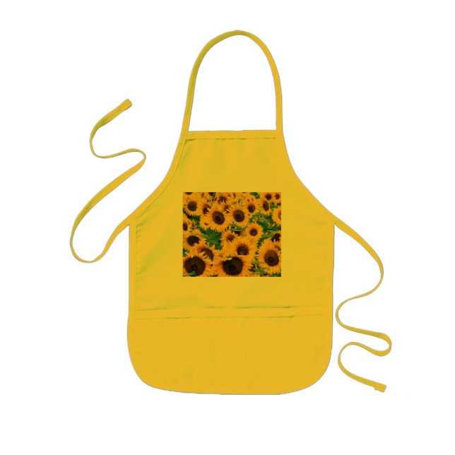 Kid's Apron - Sunflowers (Front)