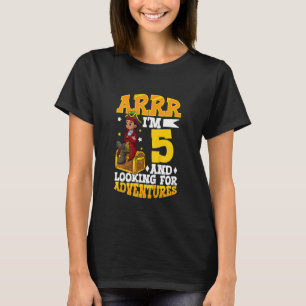 Kids Arrr I m 5 boys pirate T-Shirt