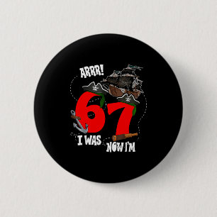 Kids arrr was 6 7 pirate theme 7th birthday boys cm round badge