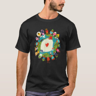 Kids Art Children Love the Planet Earth World Peac T-Shirt