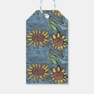 Kids Art for CHOC - Sunflowers Forever Gift Tags
