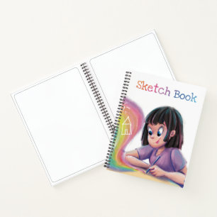 Kids Art Sketchbook   Are You Bored? Notebook