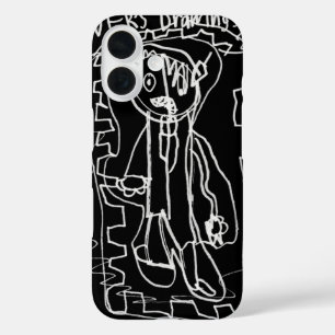 Kids artwork keepsake art or photo iPhone 16 case