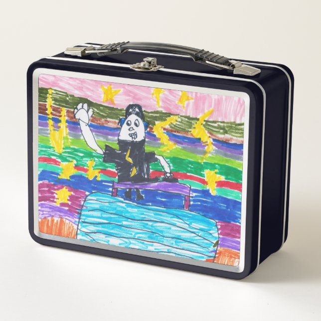 Kids artwork keepsake Worry Anxiety Box (Front)