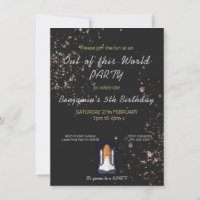 Kids Astronaut Cosmic Space Cool Birthday Party