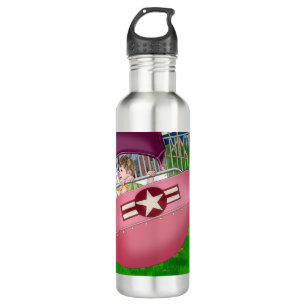 Kids at Carnival Whimsical Art 710 Ml Water Bottle