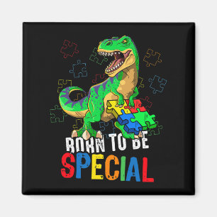 Kids Autism Awareness Dino Autism Toddler Boys Din Magnet