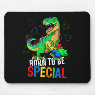 Kids Autism Awareness Dino Autism Toddler Boys Din Mouse Pad