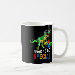 Kids Autism Awareness Dino Autistic Toddler Boys D Coffee Mug