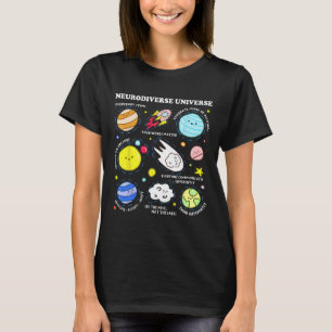 Kids Autism Awareness Neurodiverse Universe Neurod T-Shirt