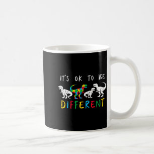 Kids Autism Dino to Be Different Awareness Trex Coffee Mug