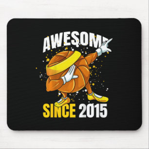 Kids Awesome Since 2015 - 8th Basketball Birthday Mouse Pad
