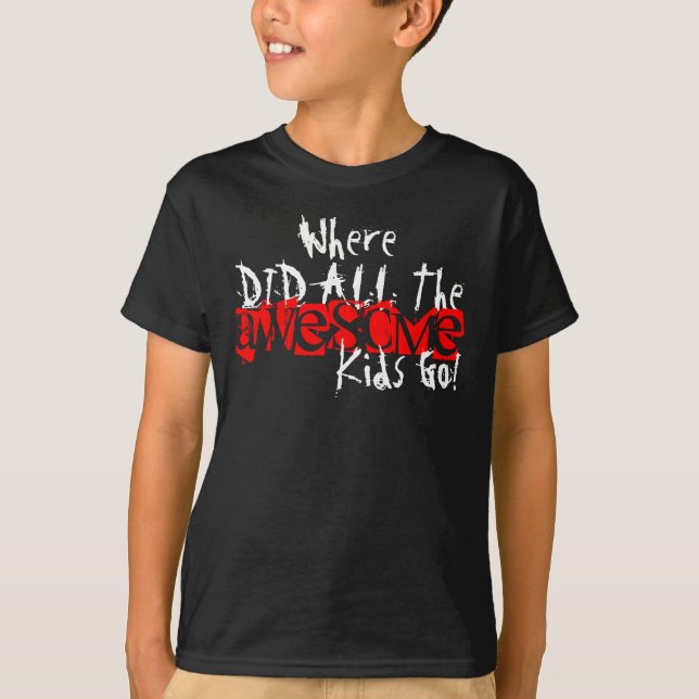 Kids Awesome T Shirt (Front)