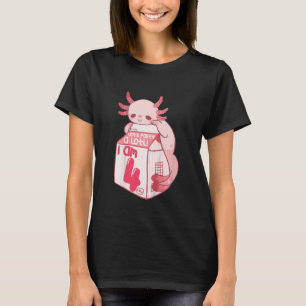 Kids Axolotl 4 Year Old Girls 4th Birthday Cute A T-Shirt
