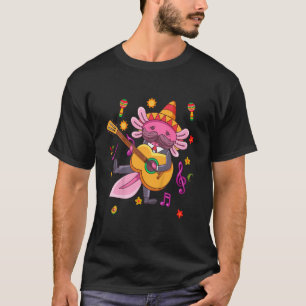 Kids Axolotl Sombrero Cinco De Mayo Mexico Baby To T-Shirt