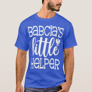 Kids Babcia Little Pierogi Helper Kids Polish T-Shirt