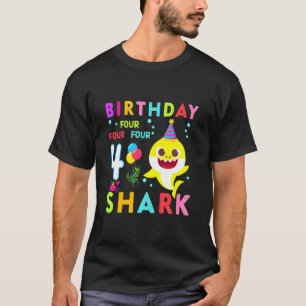 Kids Baby Cute Shark 3rd Birthday Boy Girl 3 Year  T-Shirt