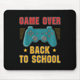 Kids Back to School for Boys Gamer Fun Video Game Mouse Pad