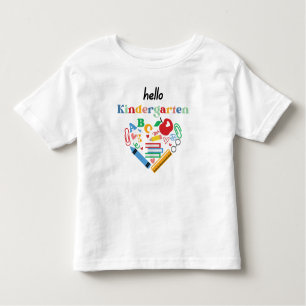 Kids Back To School Hello "grade" Toddler T-Shirt