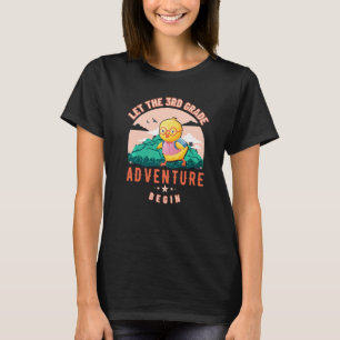 Kids Back To School Let The Third Grade Adventure T-Shirt