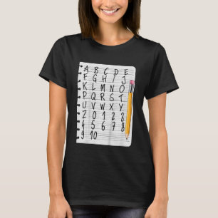 Kids Back To School Pre K Kindergarten Toddler Lea T-Shirt