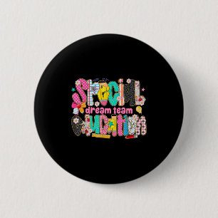 Kids Back To School Teachers Special Education Dre 6 Cm Round Badge