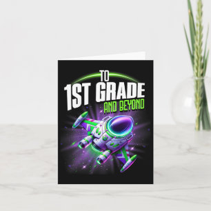 Kids Back To School To First 1st Grade And Beyond Card