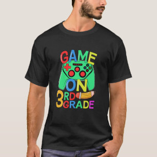 Kids Back To School Video Gamer 3Rd Grade Game On T-Shirt