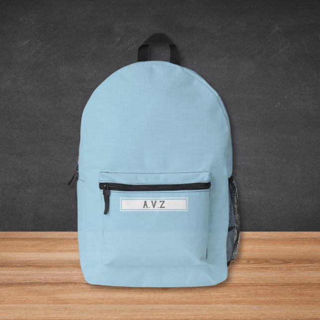 Kids Backpack with Initials - Back to School (Kids School Backpack Monogrammed Initials)