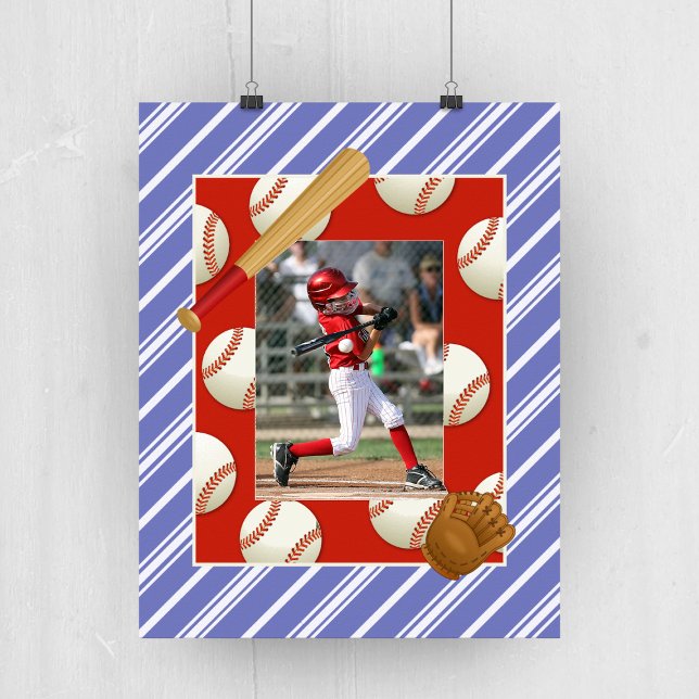 Kids' Baseball Photo Poster  (Creator Uploaded)