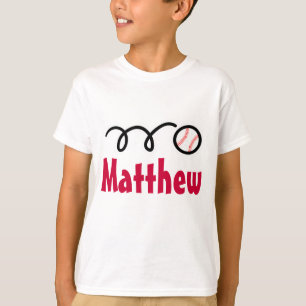 Kids baseball t-shirts for boys   Customized name