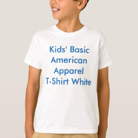 Kids' Basic Apparel T-Shirt, White