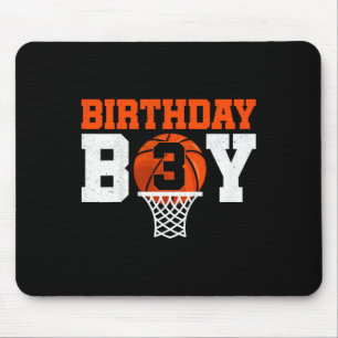 Kids Basketball player 3 Years Old Boy Basketball Mouse Pad