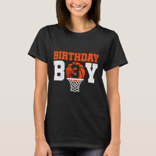 Kids Basketball player 3 Years Old Boy Basketball T-Shirt
