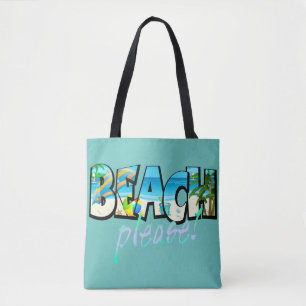 Kids Beach Please! Tote Bag