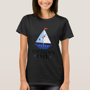 Kids Best Godson Ever Godchild Sailboat T-Shirt