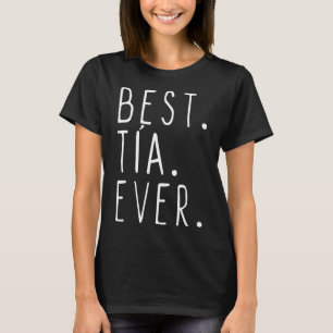 Kids Best Tia Ever Cool Gift 10 Black T-Shirt