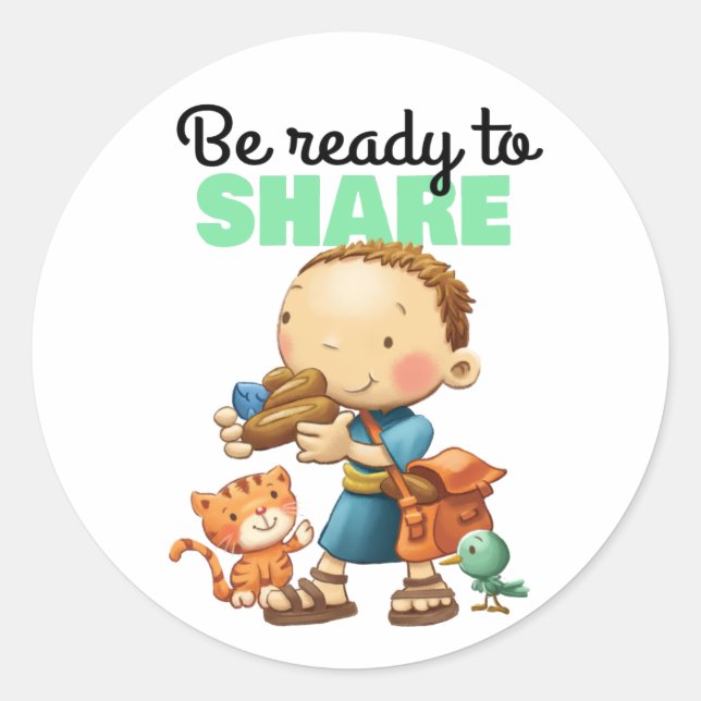 Kids Bible verse sticker page (Front)